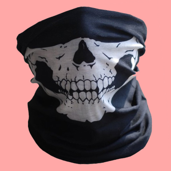Accessories - SKULL BANDANA - Tube Scarf Multi-Use Rave Fashion Accessories - SKULL BANDANA - Tube Scarf Multi-Use Rave Fashion